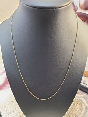 Sterling Silver Rope Chain Necklace 18" 925 Italy Twisted Link Thin Classic